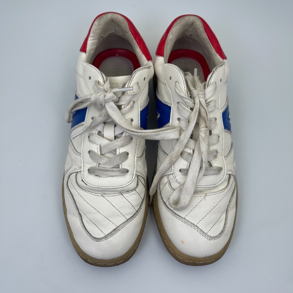 MIA Vesta Retro Sneakers Womens Size 7M White Cobalt Blue Casual Shoes GS1498801